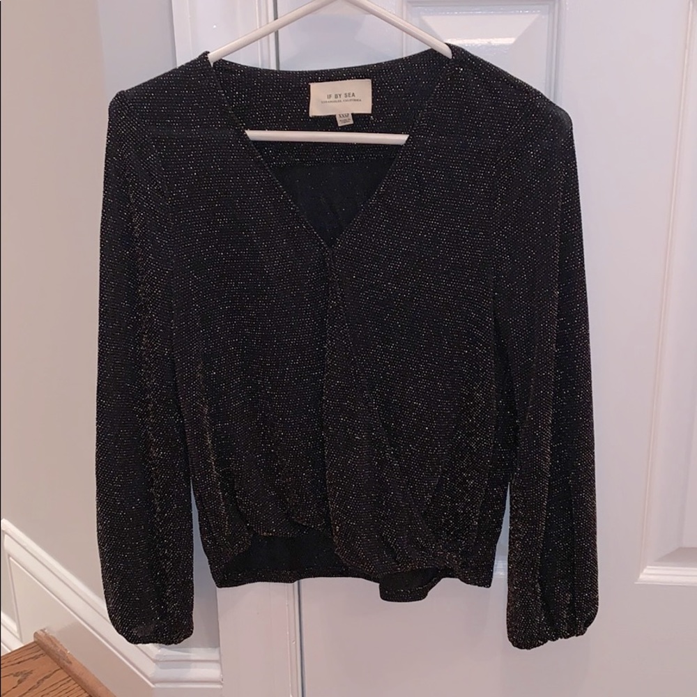 If By Sea sparkle top